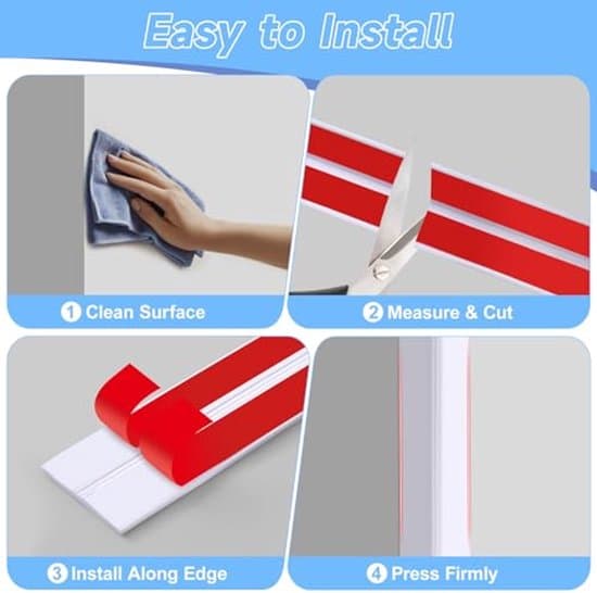 Self-adhesive edge protection - a safe choice - 4 x 300 cm