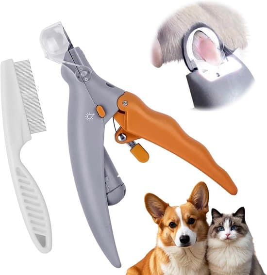 Pet Nail Clippers with LED Lights - Pet Nail Clippers - Practical Nail Clippers