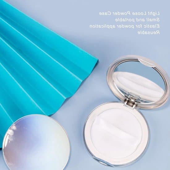 Portable Powder Box - Cosmetic Case