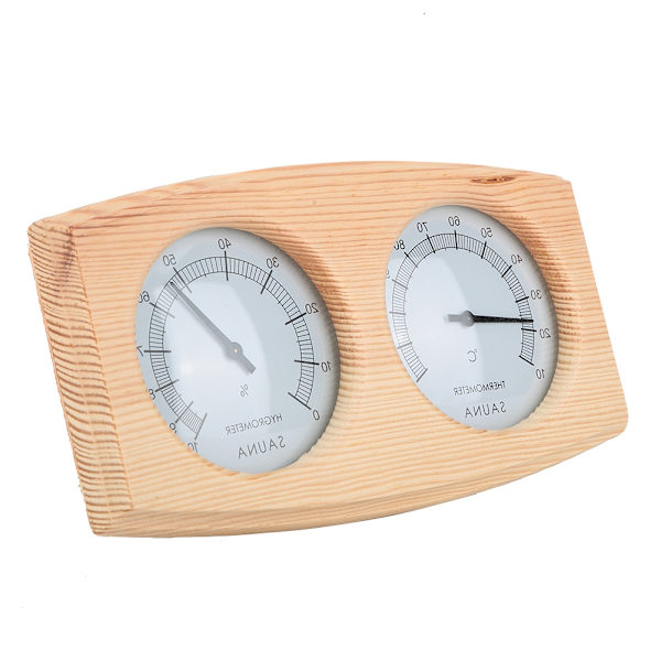 Gran Hygrometer Termometer Fuktighetsmätare Mätare 2-i-1 Monitor för Basturum