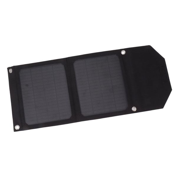 12W Solpanel Foldbar Bærbar Monokrystallinsk Silicium Solcellelader med USB-port til Udendørs Rejser Camping