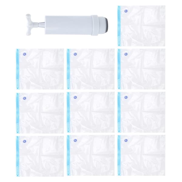 PLA 3D-printerdele Filamenttørrer vakuumforseglingsposer (10 stk) med luftpumpeudsugning (1 stk)