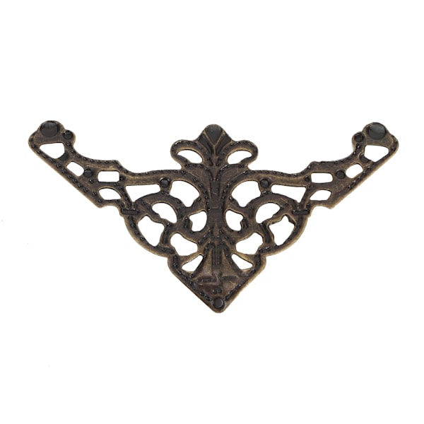 100 kpl Vintage-tyyliä Iron Corner Desk Edge Corner Embellishments Dekoratiivinen (Antiikkipronssi)