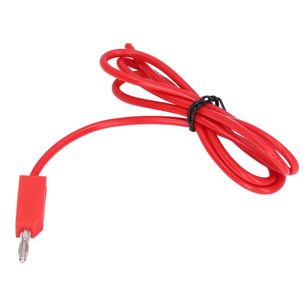 Banana Plug Test Lead Kit Universal Electrical Multimeter 30VAC‑60VDC 19A J.70010 4mm Red