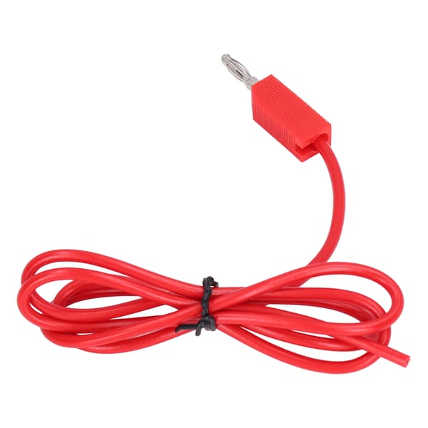 Banana Plug Test Lead Kit Universal Electrical Multimeter 30VAC‑60VDC 19A J.70010 4mm Red