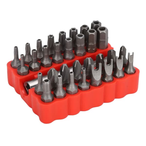 High-Quality 33-Piece Security Bit Set with Hex for Automotive Electronics