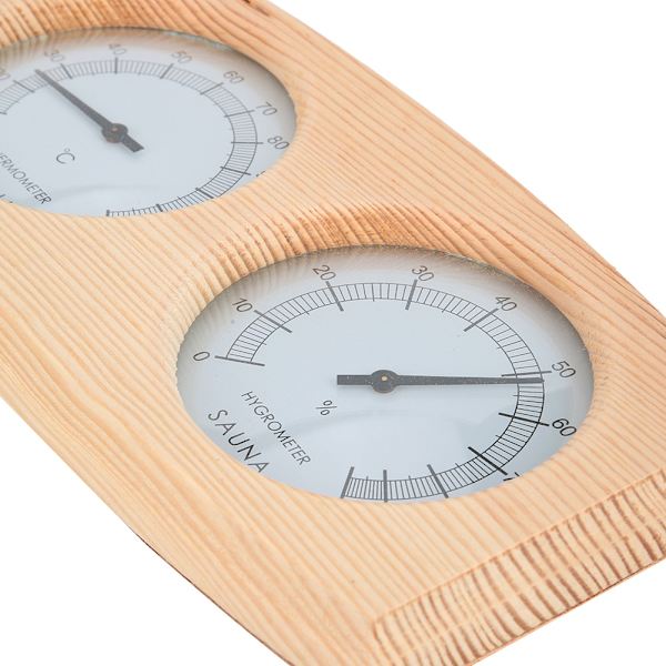 Gran Hygrometer Termometer Fuktighetsmätare Mätare 2-i-1 Monitor för Basturum