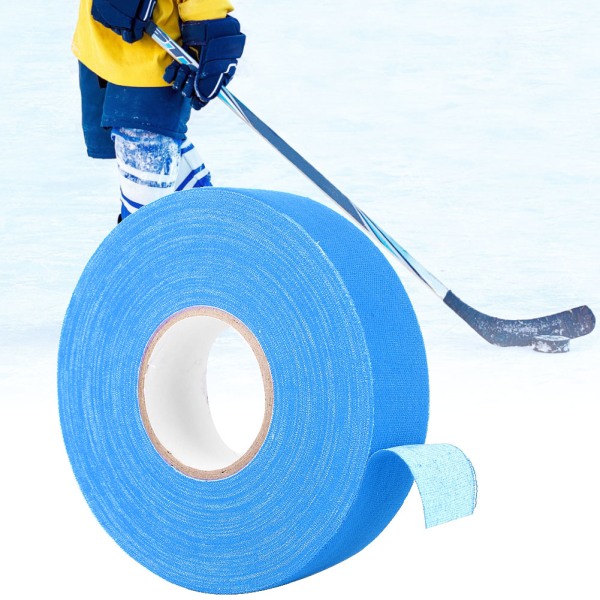 Slitstark hockey skyddstejp Sport Säkerhet Badmintonstång Stång Pads Hockeystick band Blå