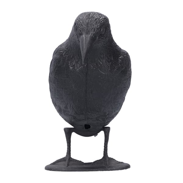 Simulated Plastic Crow Statue Hunting Decoy Tool for Outdoor Garden Decoration