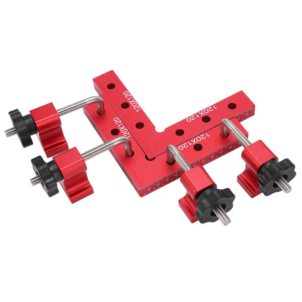 Carpenter Clamping Tool Right Angle Clamp 90° Positioning Panel Woodworking Corner Ruler Fixture