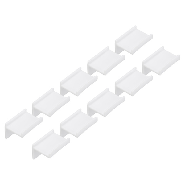 10 stk. Hat Hooks Moderne Minimalistiske Tabfrie Stærke Akryl Klæbende Hatophængere til Hjemmets Vægge