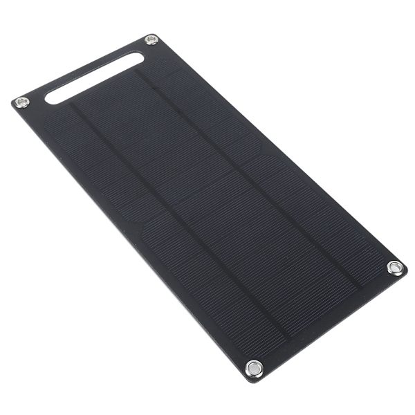 NP-MB06 6W 5V Bärbar Monokristallin Silikon Solpanel Mobiltelefonladdare (Svart)