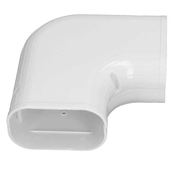 Flat Elbow Line Set Cover 433 130 Series Decorative PVC Pipe Cover Air Conditioner Pipe Accessories