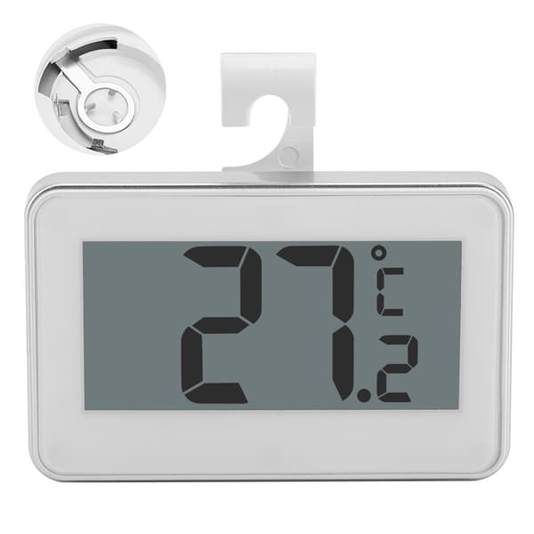 Kitchen Large LCD Refrigerator Freezer Digital Thermometer with Adjustable Stand and Magnet