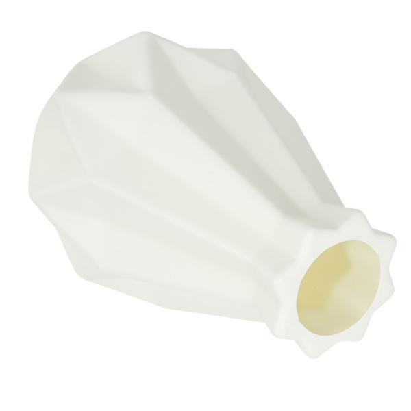 Blomvas Geometrisk Minimalistisk Stil Keramik Look Plast Vas för Vardagsrumsbord