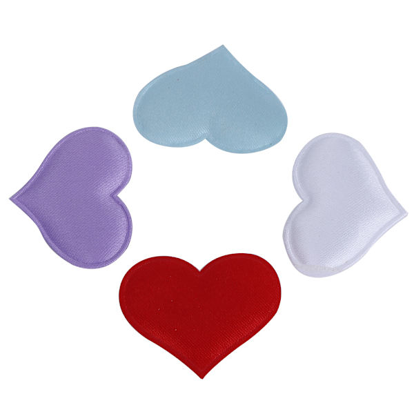 DIY Håndlagde Hjerteformede Bryllups Valentinsdekorasjon Jubileumsfestartikler (3,2 cm Flerfarget 500 stk Pose)