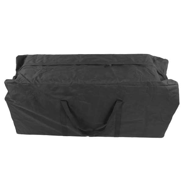 Svart 600D Oxford stoff utendørs vanntett støvtett møbeloppbevaringspose 122x39x55cm