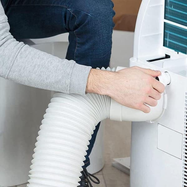Udstødningsslange til bærbar aircondition – Polypropylen Ø15cm – Længde 2m – Nem installation – Holdbar og fleksibel