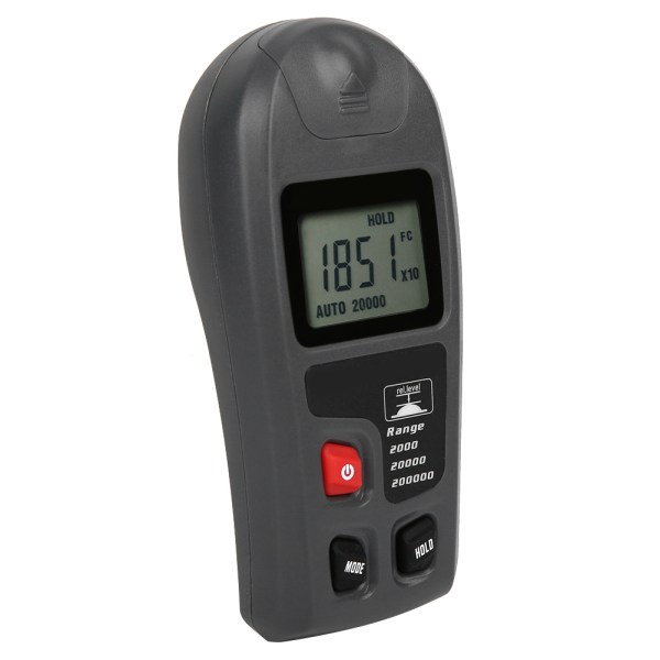 Digital Luxmeter Lysmåler Lux Meter med LCD-skjerm