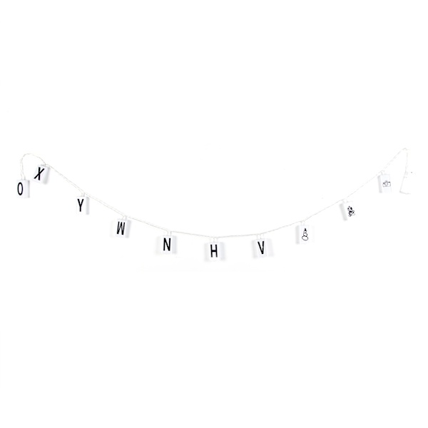 10LED 26 engelska bokstäver + siffror LED DIY ljusslinga dekor för fest bröllop hem