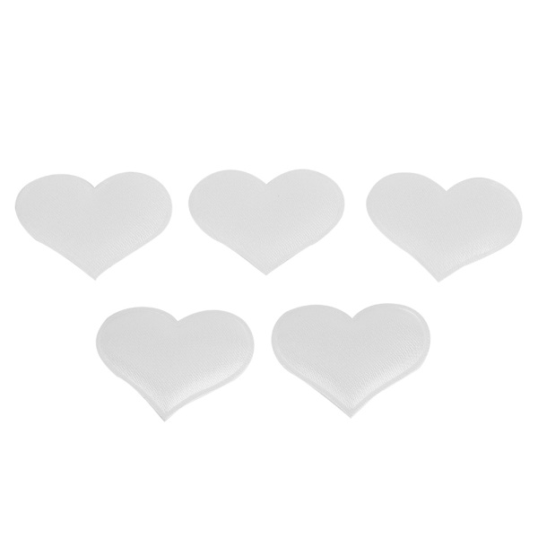 DIY Håndlagde Hjerteformede Bryllups Valentinsdekorasjon Jubileumsfestartikler (3,2 cm Hvit 500 stk Pose)