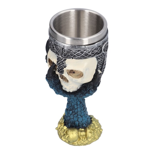 Skull Head vinbägare med rostfritt stål inre personlig klo skalle Cup för hemmet