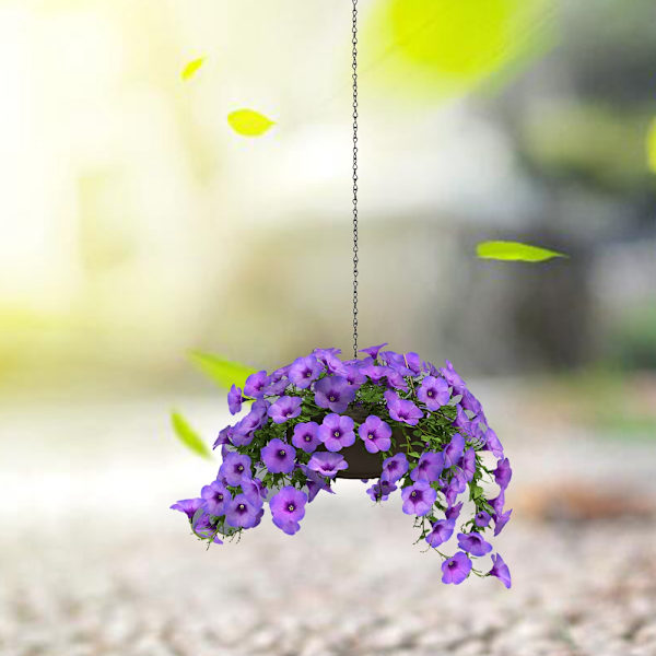 3 st järnkedjor för blomkrukor, ersättningskedjor för hängande korgar