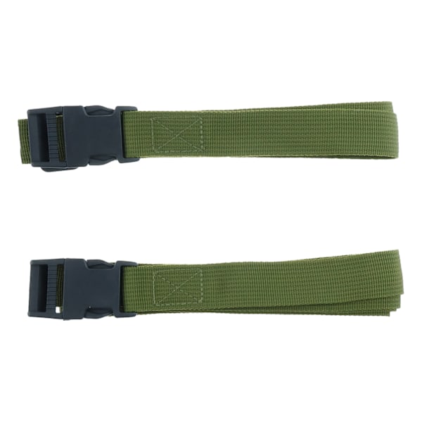 Bagageremme, 2 pakke Heavy Duty Utility Webbing Rem Justerbar til Rygsække, Camping, Vandreture, Sovepose Kompression, Kufferter med Hurtig