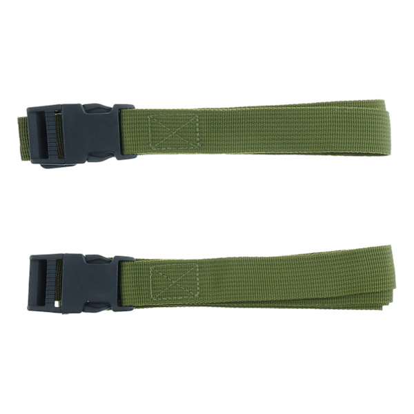 Bagasjeremmer, 2-pakks Heavy Duty Utility Webbing Strap Justerbar for Ryggsekk, Camping, Fotturer, Sovepose Kompresjon, Kofferter med Hurtig