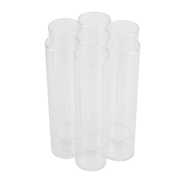 Transparent lång rör glasvas hydroponisk terrarium planterhållare blomma vas dekoration