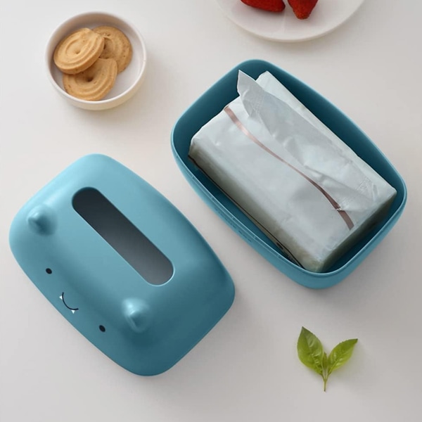 Ansiktspapperslåda, våtservettlåda, rektangulär näsduksdispenser, papperslåda, tecknad pappersbehållare, hemmakontor, bilpappersomslag, hotell