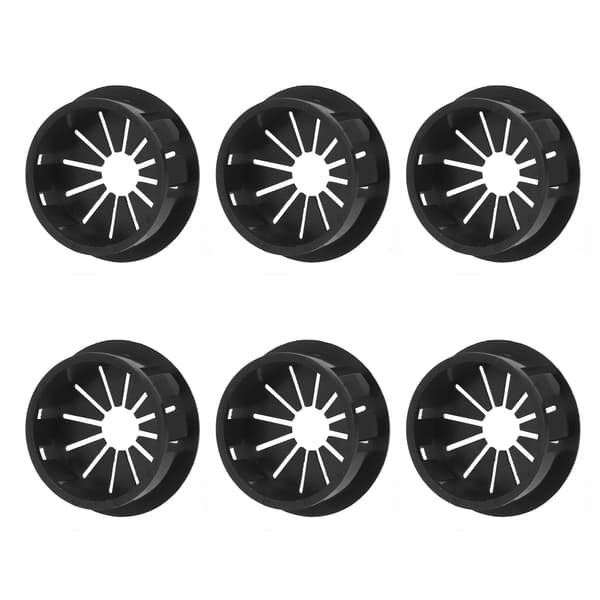 100 st kronbladsformad kabelgenomföring utmärkt isolering trådgenomföringar hålskydd för distributionsbox innerhålsdiameter 30mm/1.2in RSB 30