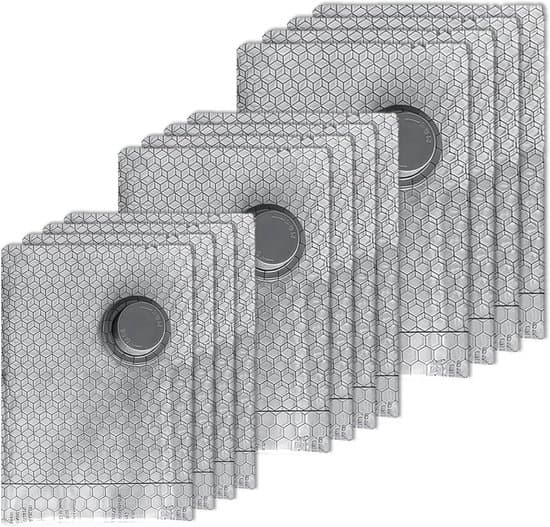 Vacuum Bag Set - Space-Saving Bags - Clothing Storage - Optimal Space Saving - 12 Pieces - Transparent