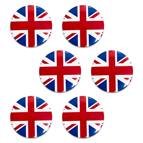 Union Jack -solki, 5,8 cm, Yhdistyneen kuningaskunnan lippu, rintamerkkisolki, UK-lippu, Union Jack, brittiläinen, patrioottinen, brittiläiset merkit