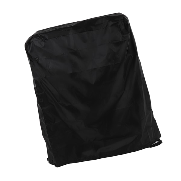 Patiostolsskydd UV-skydd 210D Vattentät Stapelbar Design Svart Slitstarkt Utomhus Stolskydd