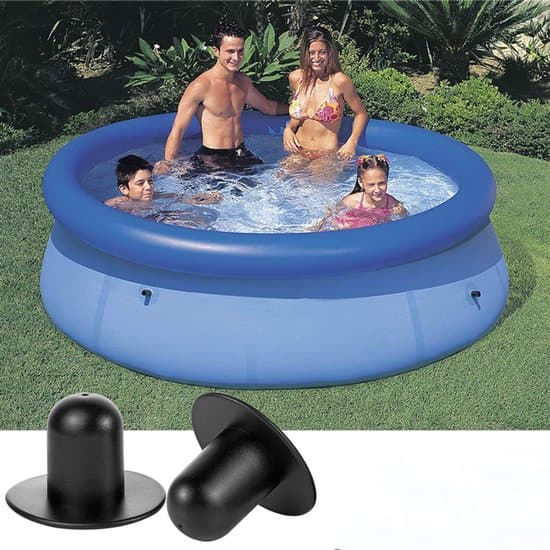 Poolværktøjssæt - 2 filtre, 4 propper - til Intex og Bestway pools