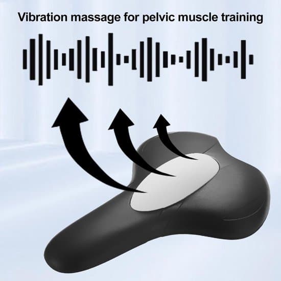 Pelvic Floor Muscle Trainer, Postpartum Recovery Training Device with Remote Control (15x22 cm, Black).
