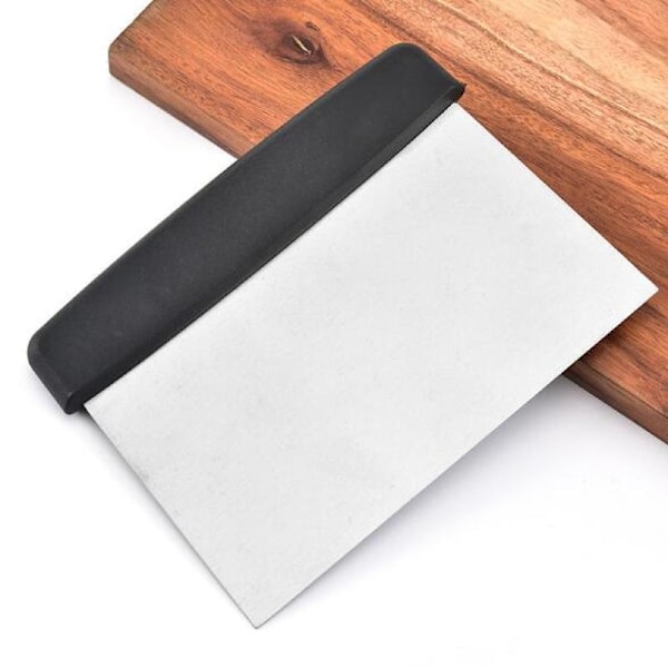 ASSHEUER & POTT 4004133007352 degskrapa/skrapa ca 16 x 11,5 cm rostfritt stål, PP ergonomiskt handtag