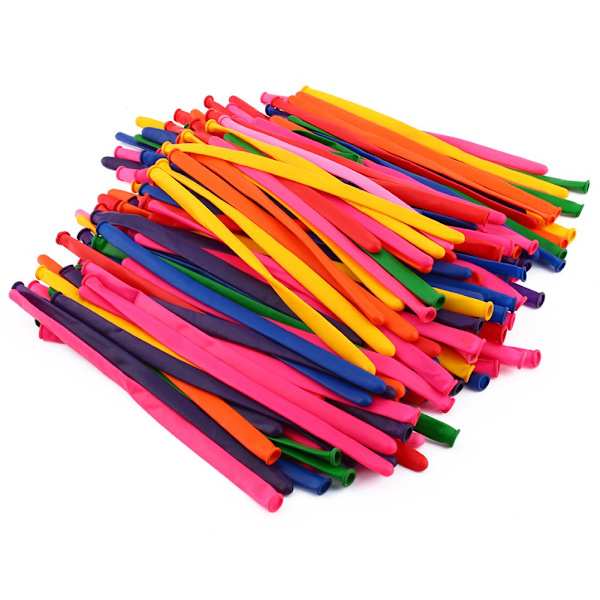 200 stk Magic DIY Lange Twist Latex Balloner Bindende Fremstilling Dekoration Blandet Mix Farve