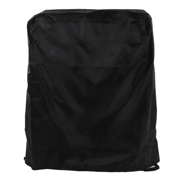 Patiostolsskydd UV-skydd 210D Vattentät Stapelbar Design Svart Slitstarkt Utomhus Stolskydd
