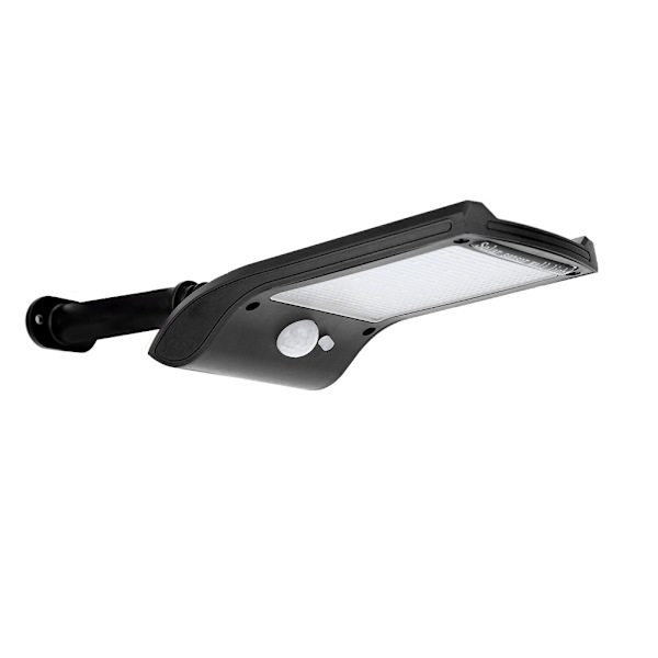 LED Solcellepanel Menneskekroppslys Dobbel Sensor Vanntett Hage Vegglampe med Monteringsstang