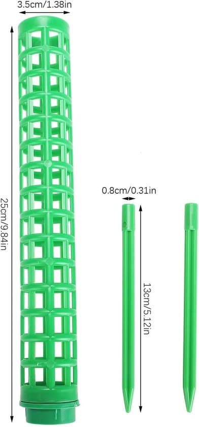 Plant Support - Moss Pole Plant Support for Monstera and Pothos (4-pack) - Green