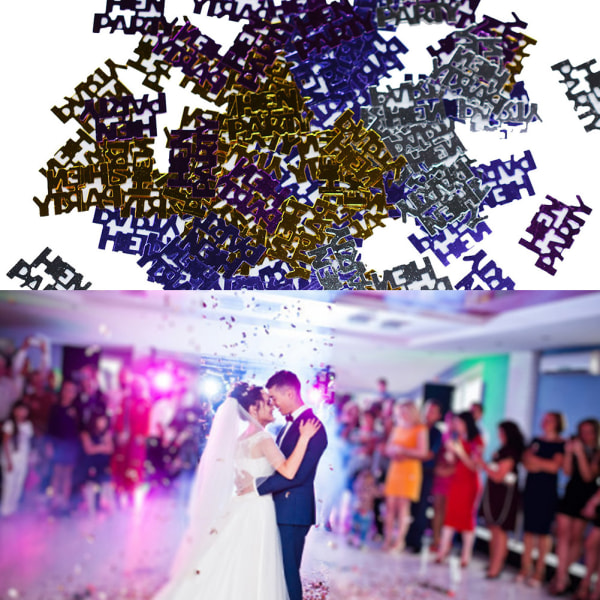 Single Party Letter Hen Party Confetti Wedding Table Sprinkles Sparkling Party Decorations（#1）