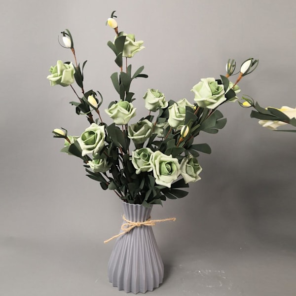 Torkad blomvas för heminredning Plast blomkorg Växtkruka Krukhållare DIY hantverk Present