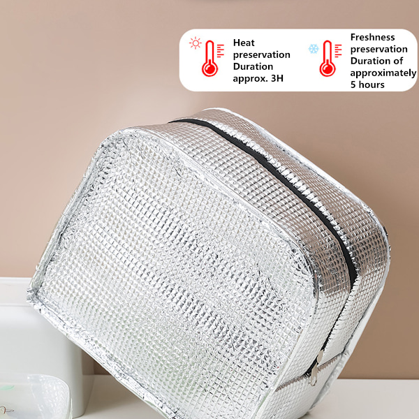 Lounaskassi, söpö pingviini eristetty lounaskassi kantokassi, uudelleenkäytettävä pieni vuodotön kylmälaukku söpöjä lounaskasseja kouluun ja työhön