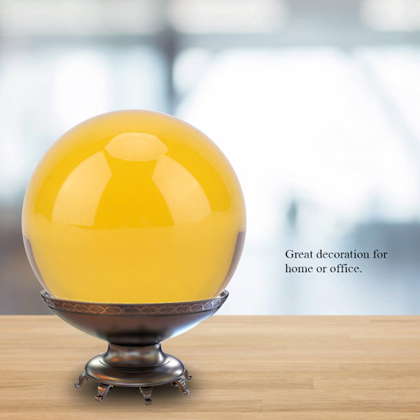Amber Crystal-lasi pallo pallo Febgshui Koti Toimisto Sisustus Lahja