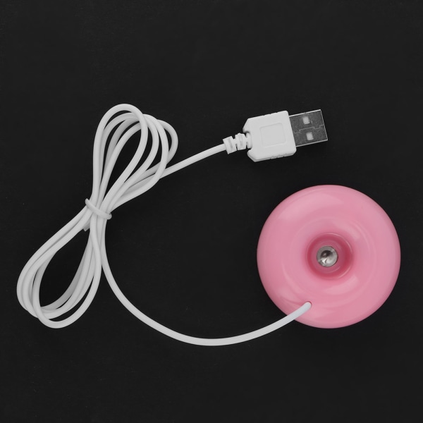 Donut Luftfugtighedsmaskine USB Kontor Desktop Mini Luftfugtighedsmaskine Bærbar Luftrenser Pink