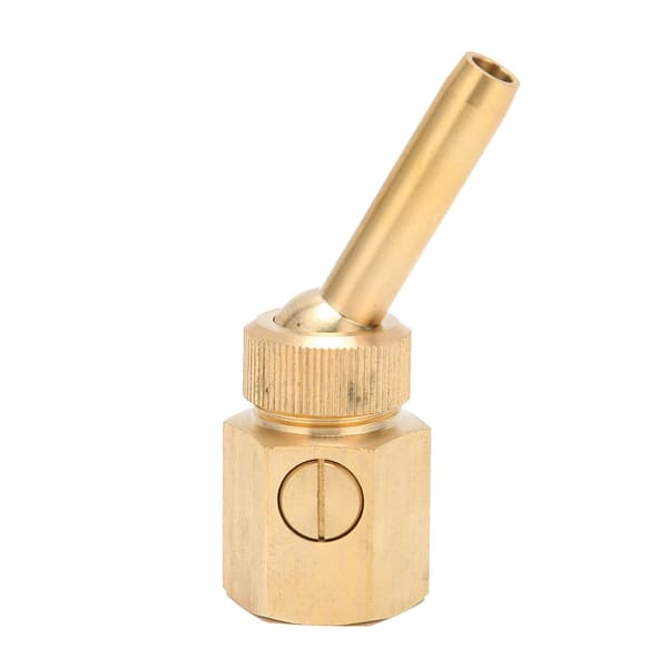 Fountain Nozzle with Internal Thread, Adjustable Brass Water Jet Head with Valve for Pond 3/4 25mm