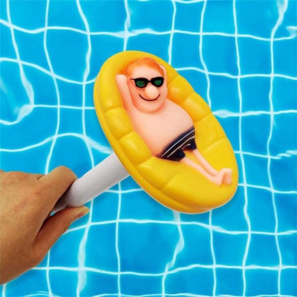 Tecknad flytande pool termometer Plast swimmingpool termometer badkar termometer