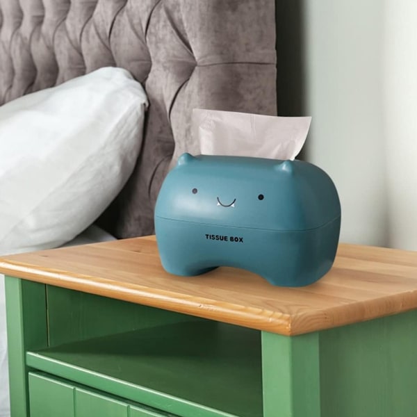 Ansiktspapperslåda, våtservettlåda, rektangulär näsduksdispenser, papperslåda, tecknad pappersbehållare, hemmakontor, bilpappersomslag, hotell